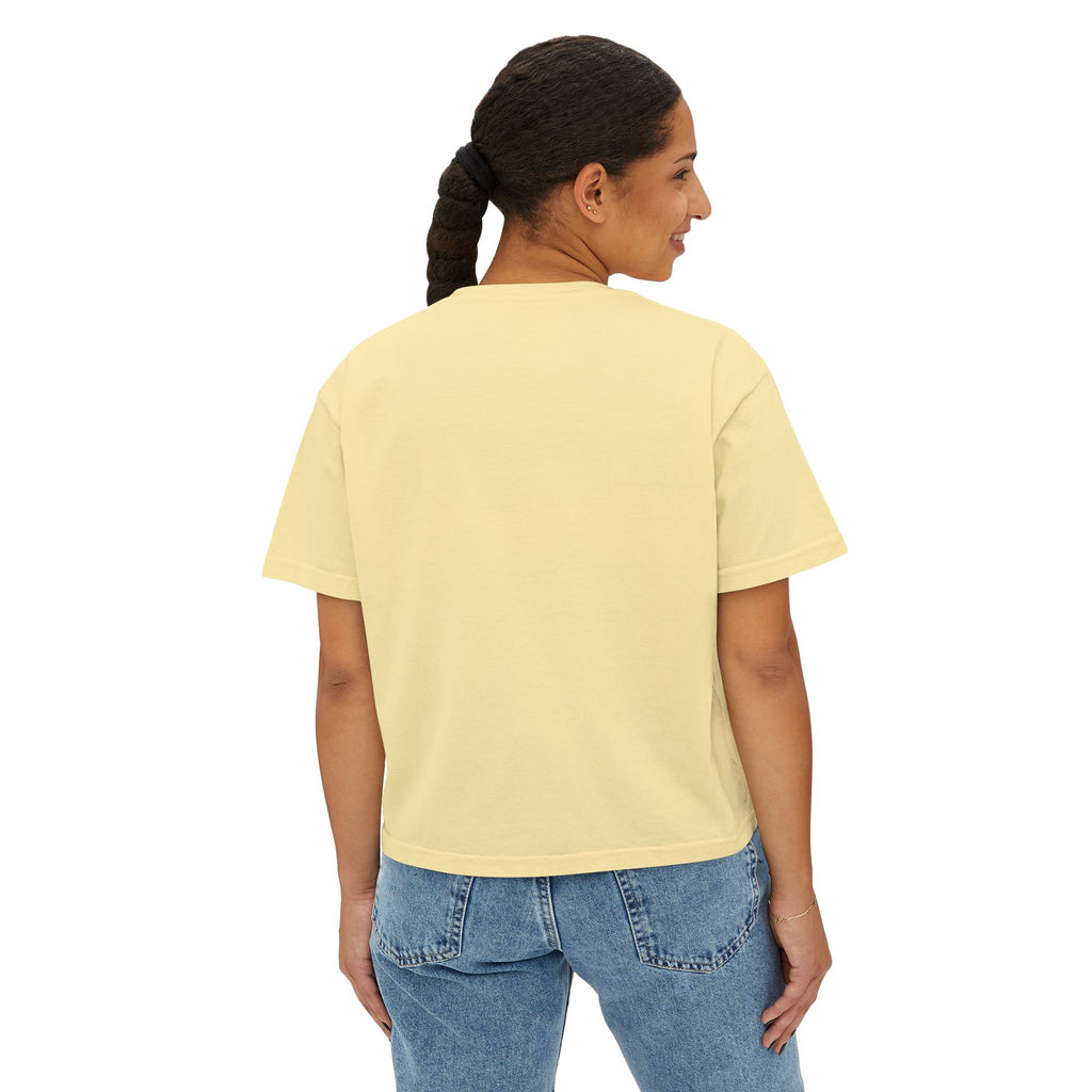 Jack & Jill of America Bubble Retro Crop Tee — Women's Boxy T‑Shirt