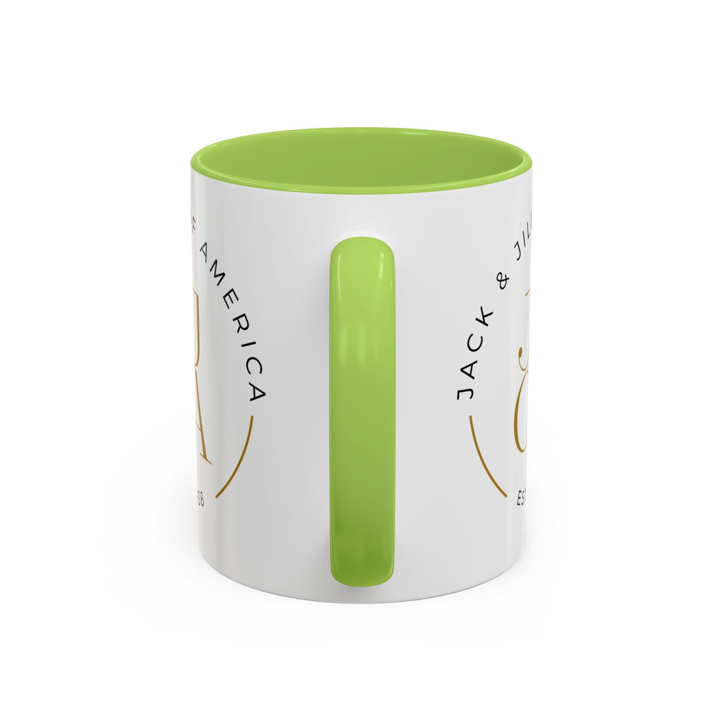 Family Script Accent Coffee Mug — Pink "Family" Design (11/15oz)