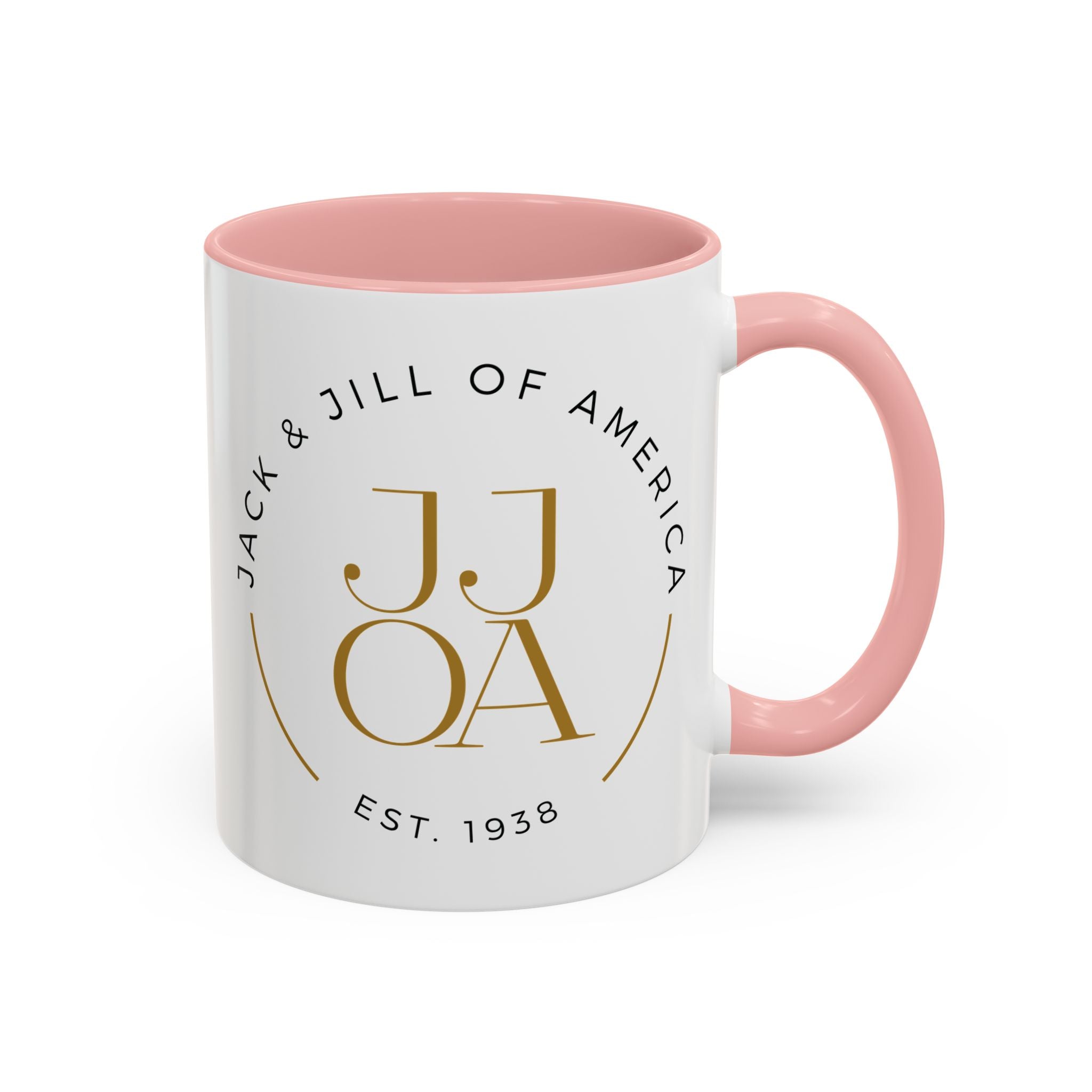 Family Script Accent Coffee Mug — Pink "Family" Design (11/15oz)