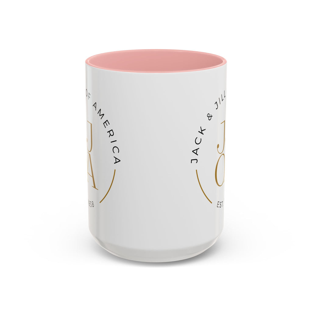 Family Script Accent Coffee Mug — Pink "Family" Design (11/15oz)