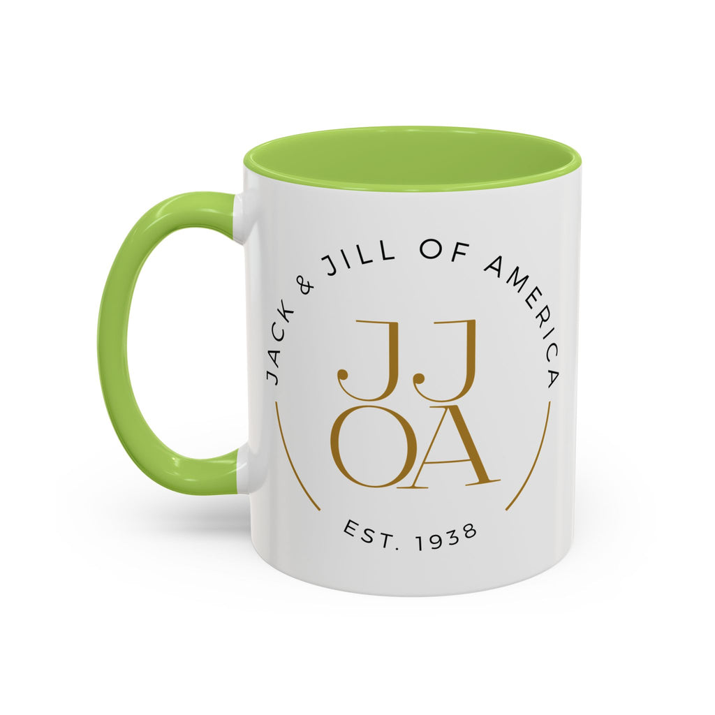 Family Script Accent Coffee Mug — Pink "Family" Design (11/15oz)